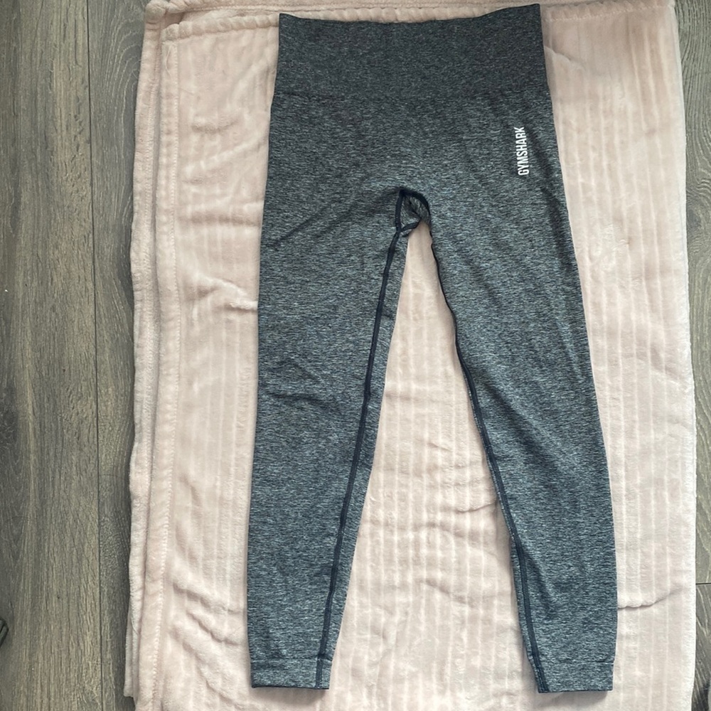 Gymshark Adapt Marl Seamless Leggings - Size Small, Black
